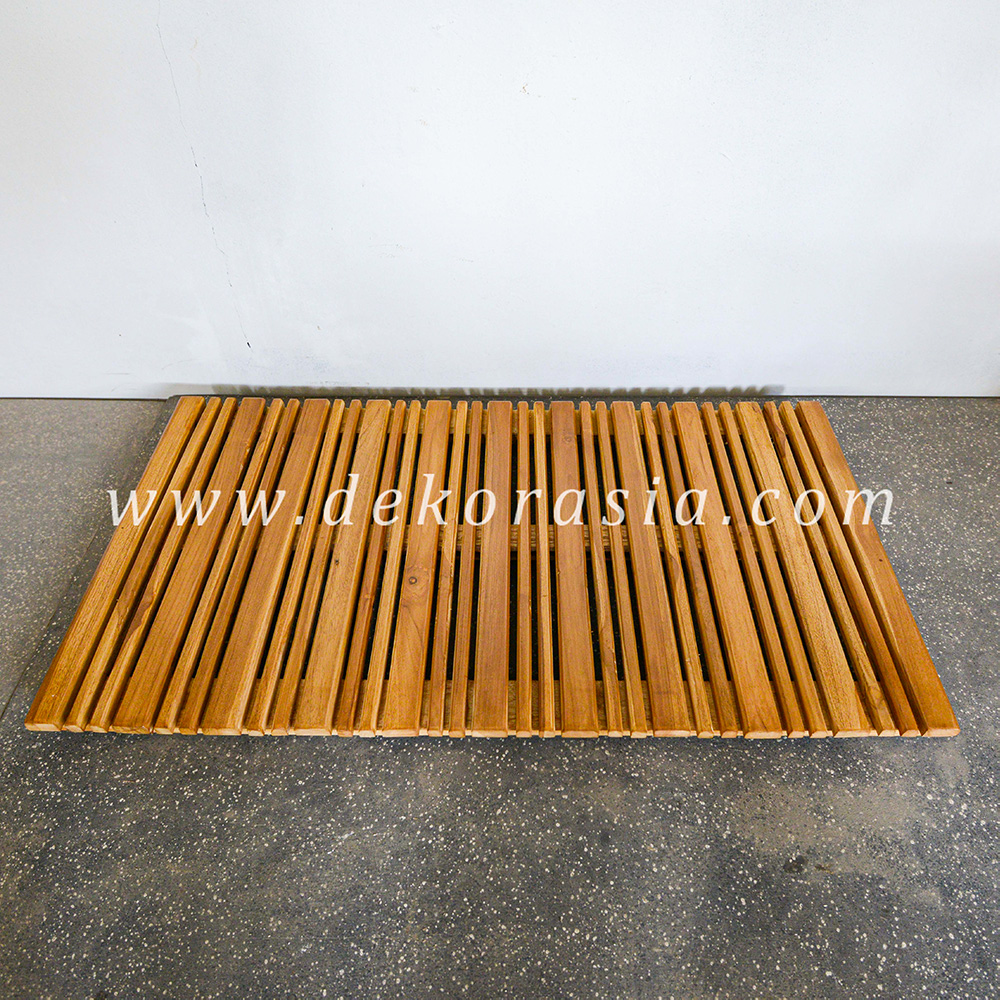 Teak Shower Mat - Cascade